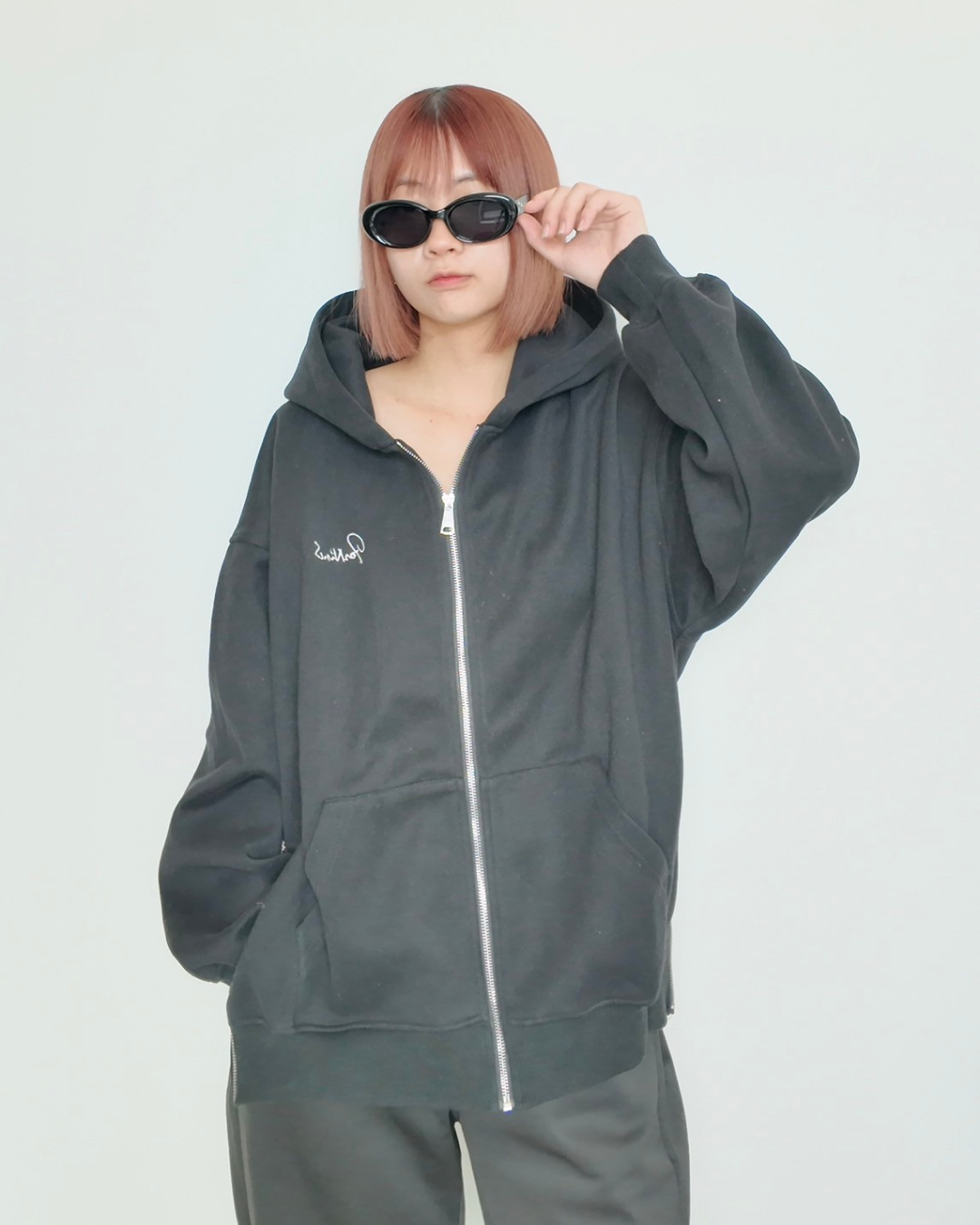 【即納】ヘビーウェイトバックプリントパーカー K0106