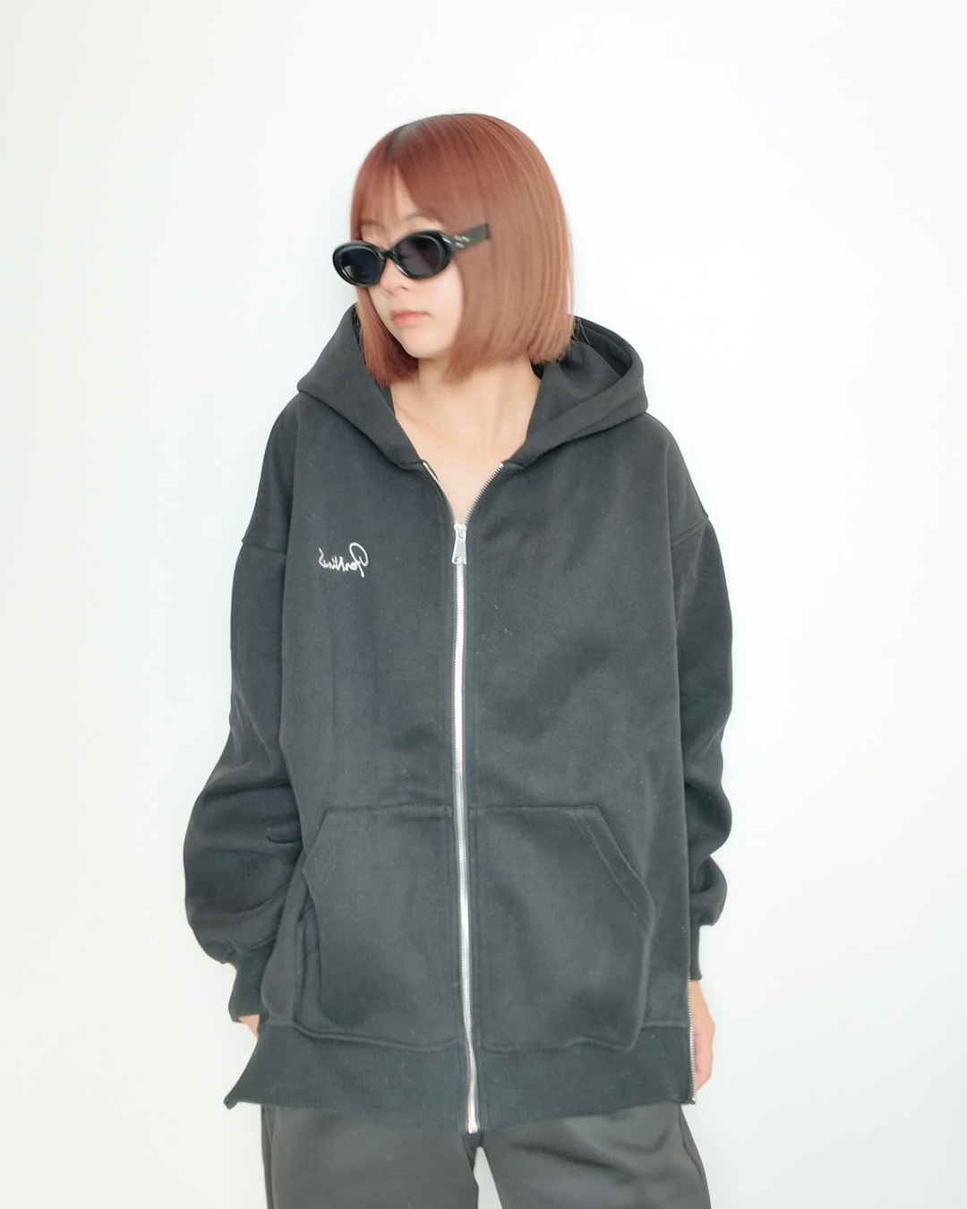 【即納】ヘビーウェイトバックプリントパーカー K0106