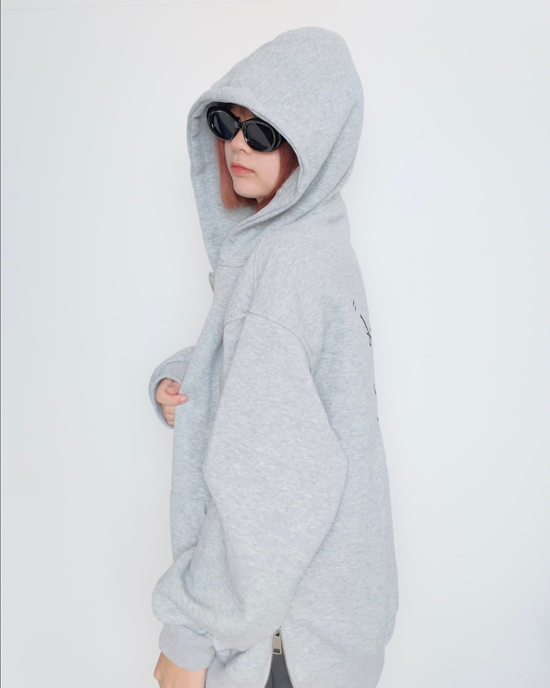 【即納】ヘビーウェイトバックプリントパーカー K0106