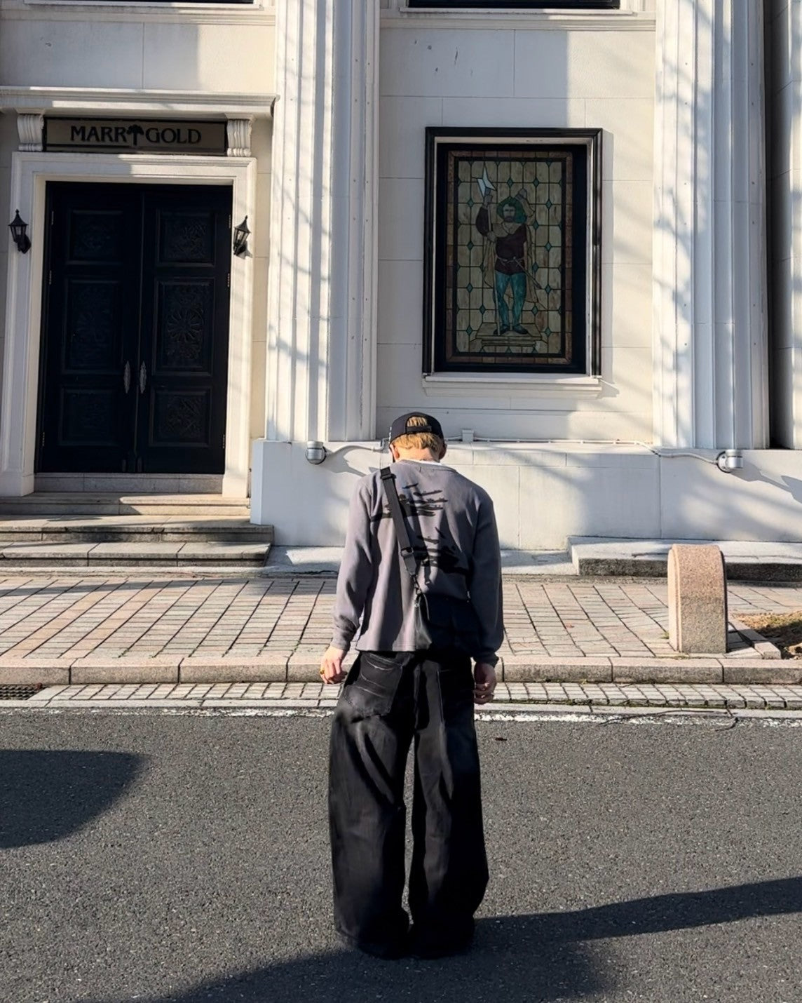 ウォッシュダメージデニムパンツ SK0033