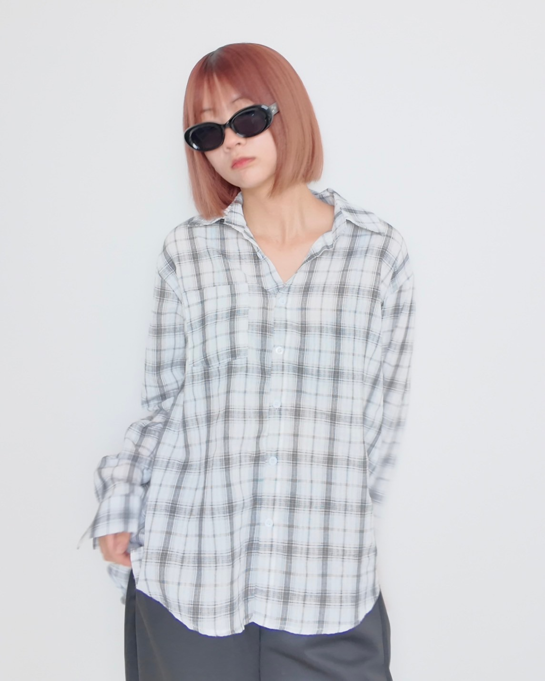 チェックホワイトシャツ K0109 – YOLO(ヨロ)|ファッション通販 チェックホワイトシャツ K0109 – YOLO(ヨロ)|ファッション通販