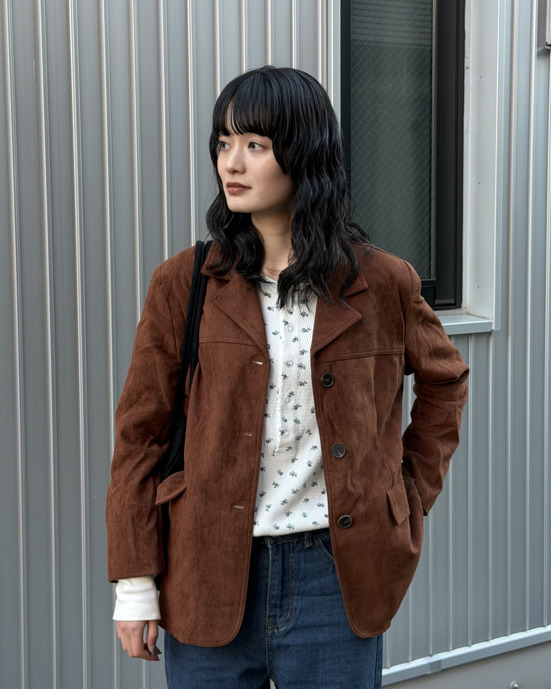 ブラウンスウェードテーラードジャケット
AA0006