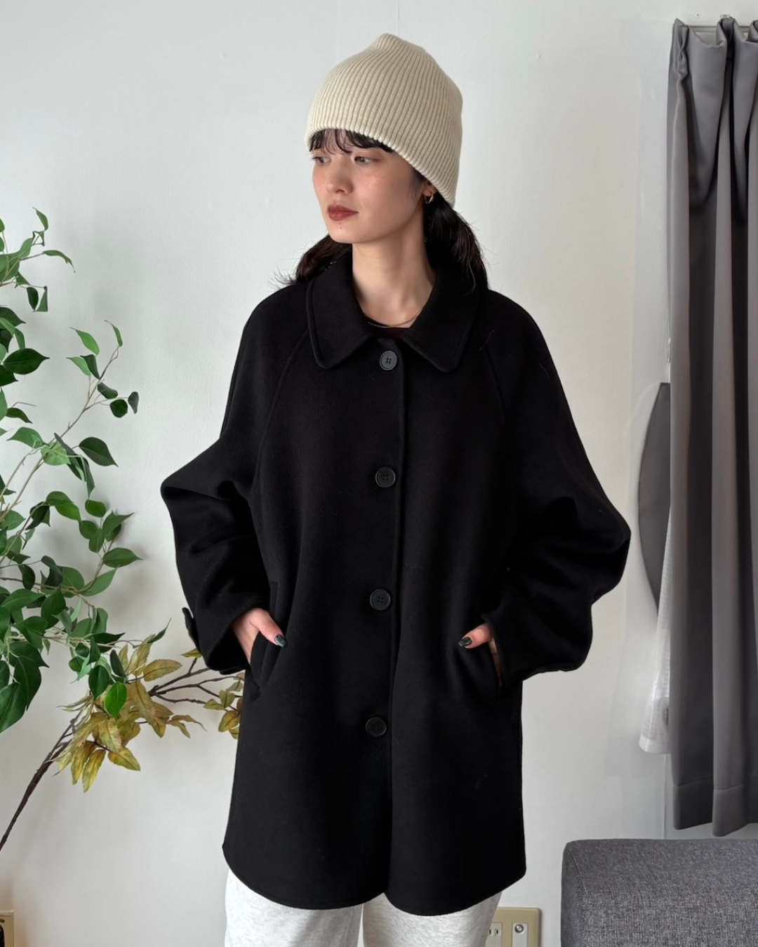 ショートウールコート AA0009