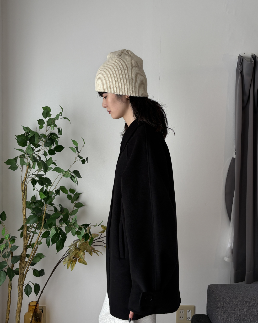 ショートウールコート AA0009