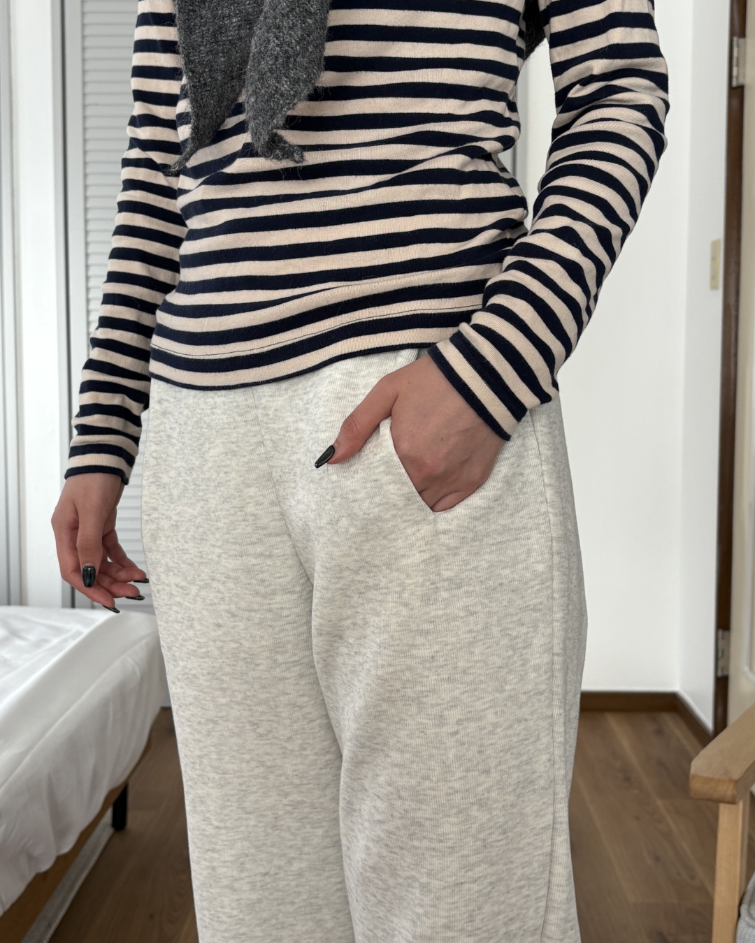 ドローコード付きカジュアルスポーツスウェット AA0023