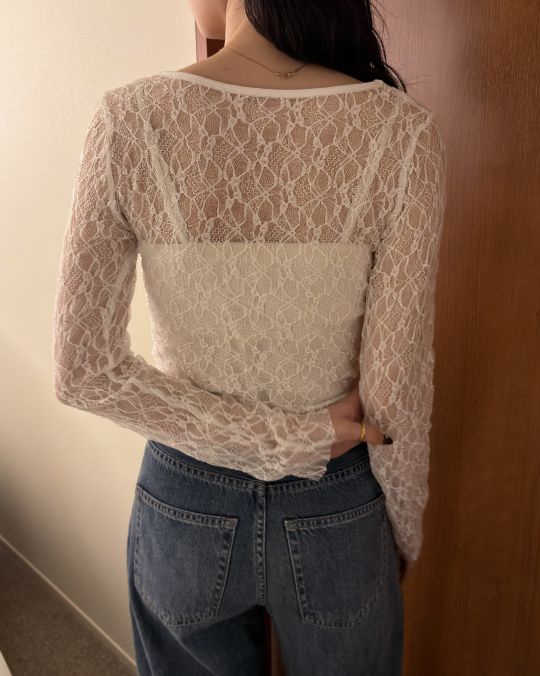 クルーネックレーストップス
AA0038