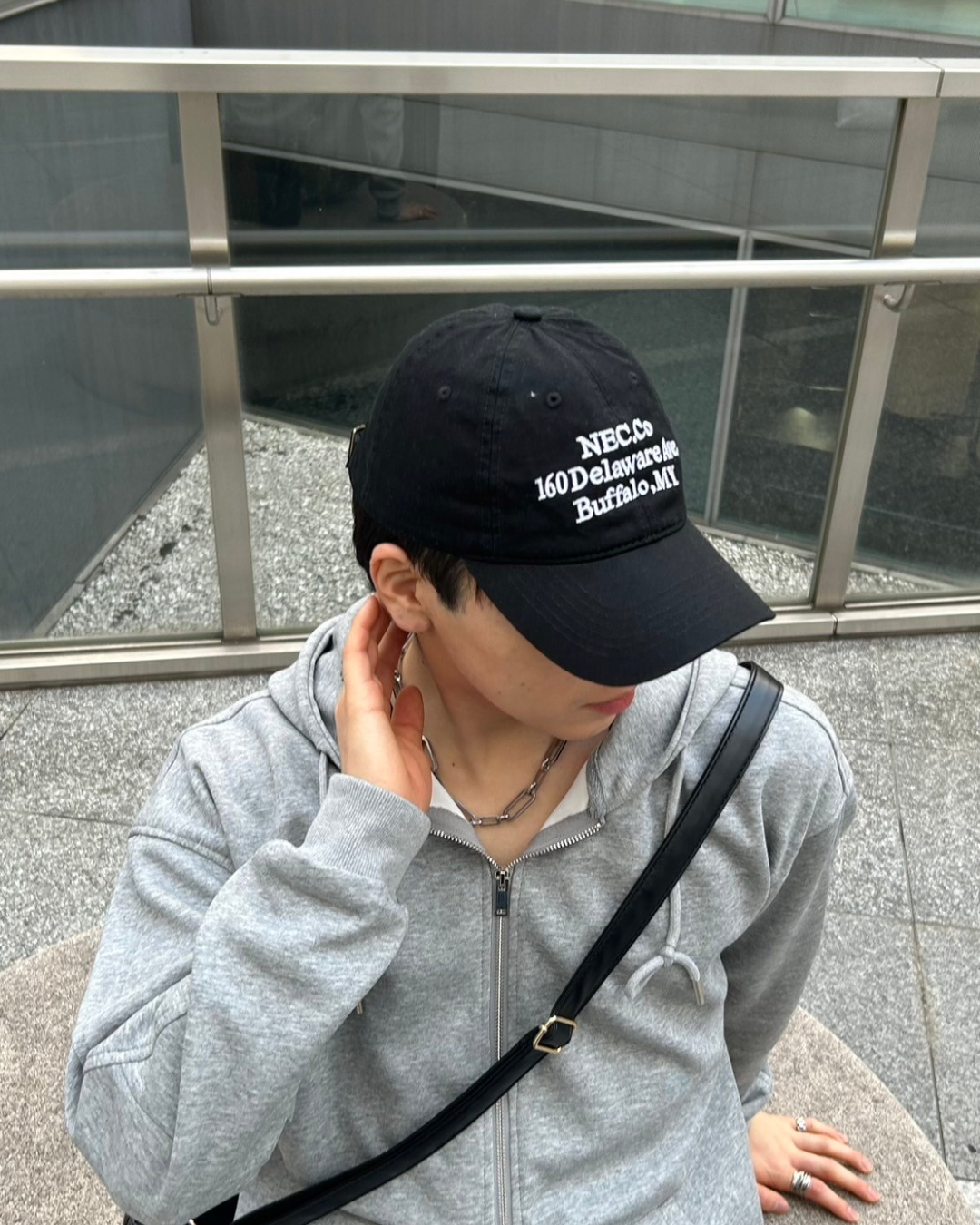 レタリングブラックキャップ AS0005