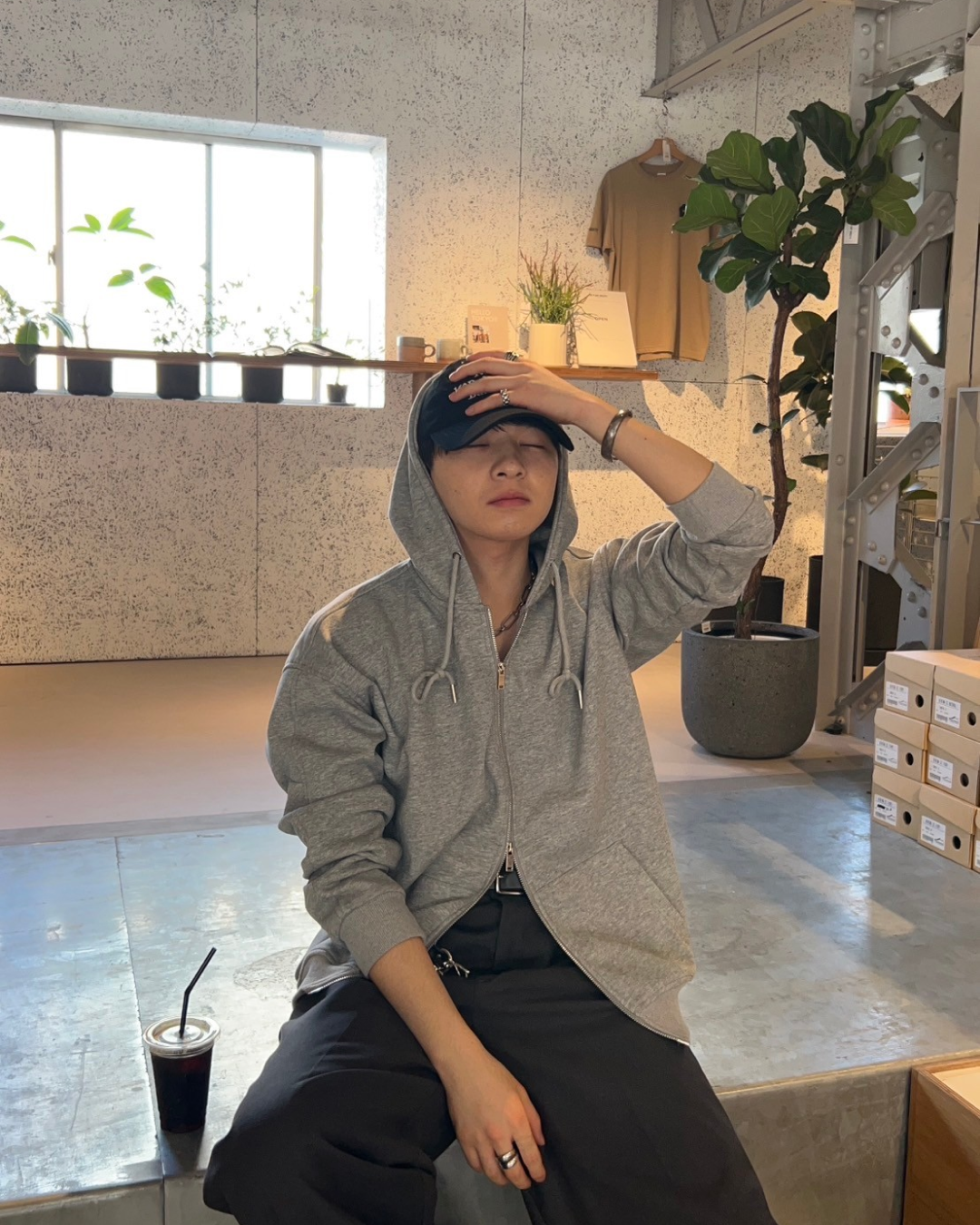 レタリングブラックキャップ AS0005