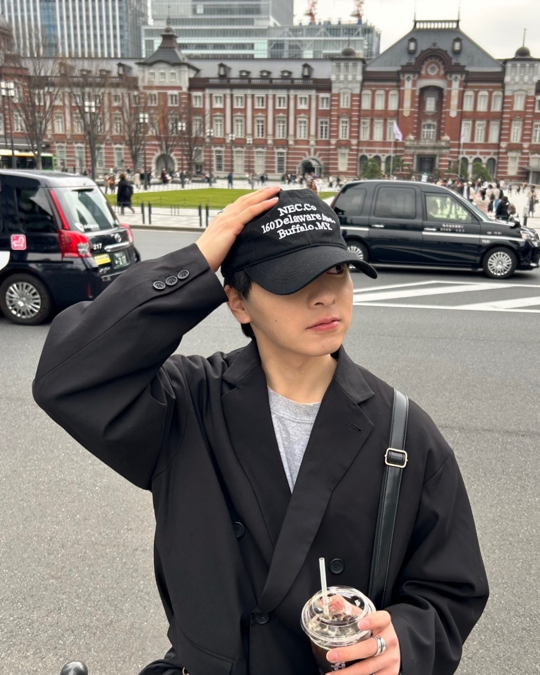 レタリングブラックキャップ AS0005