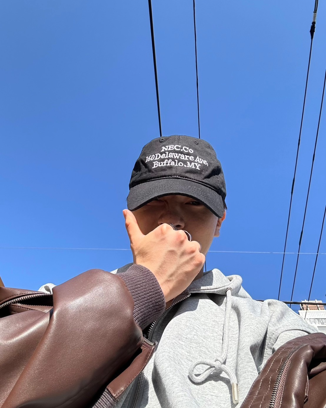 レタリングブラックキャップ AS0005