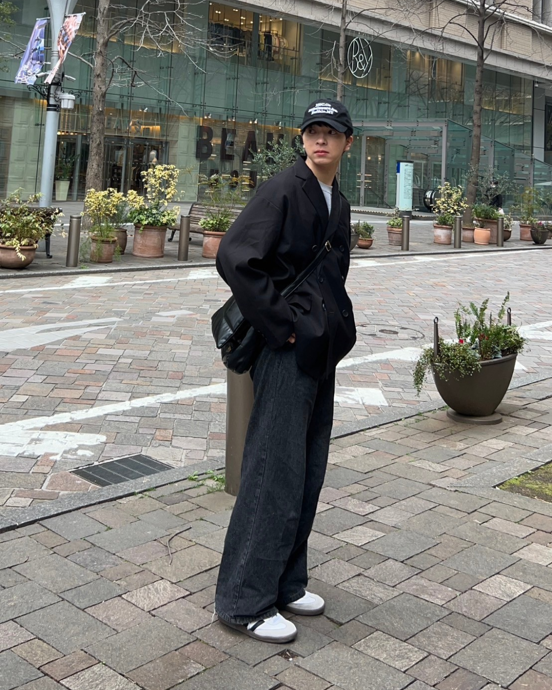 レタリングブラックキャップ AS0005