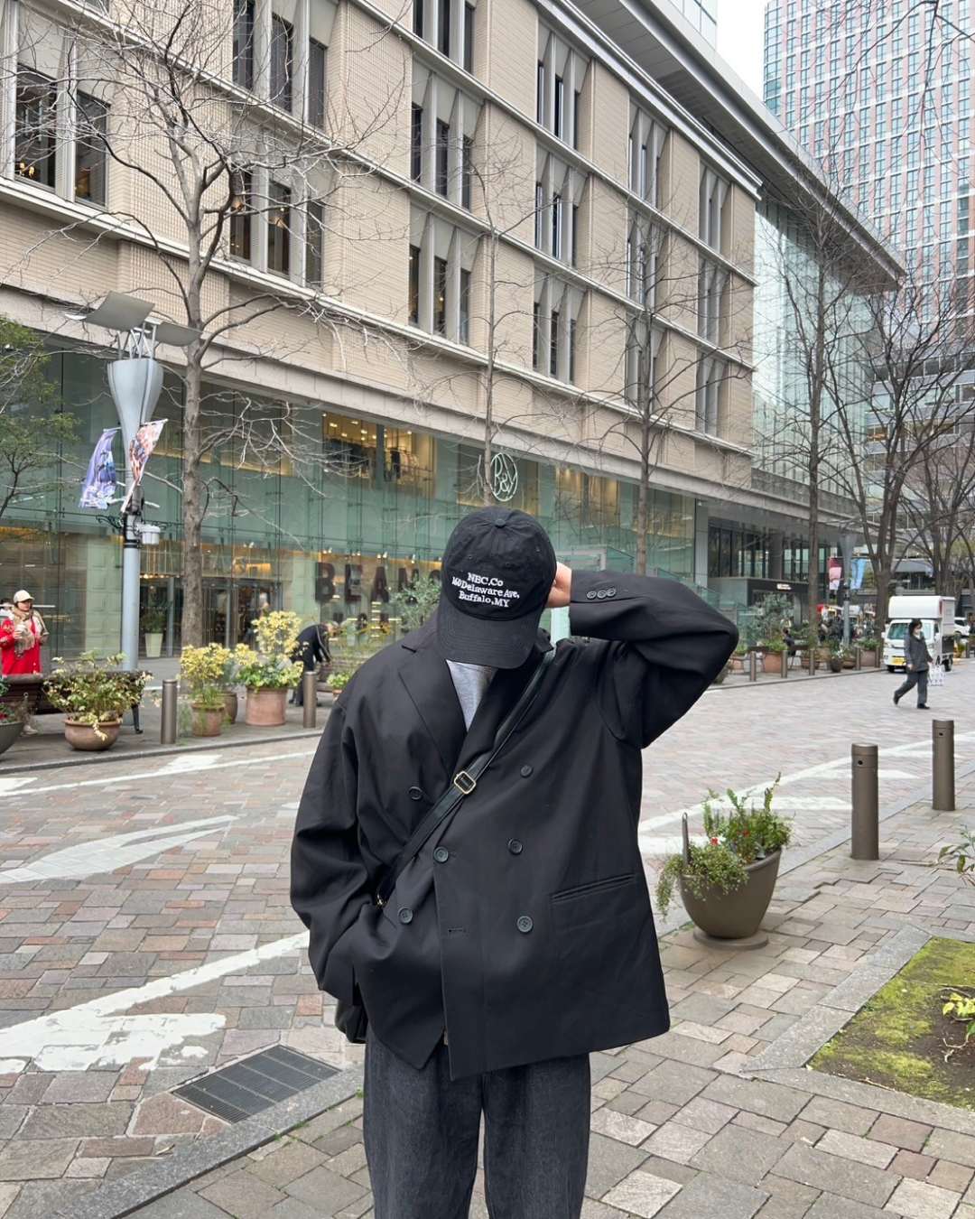 レタリングブラックキャップ AS0005