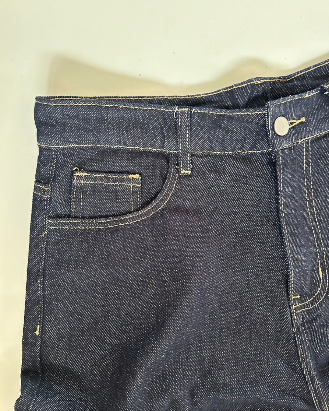 インディゴワイドデニムパンツ AS0040