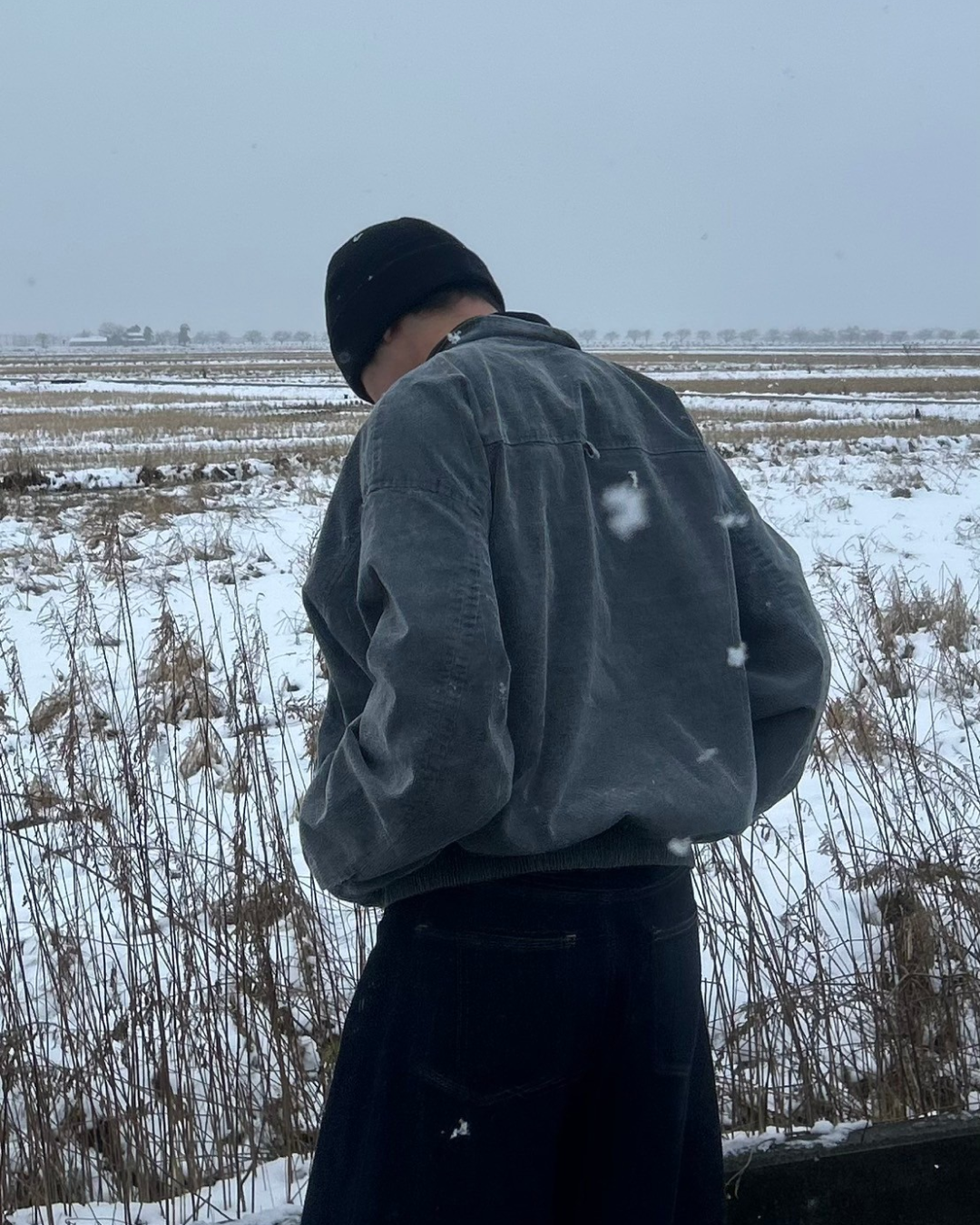 【即納】バイカラーショートブルゾン AS0066