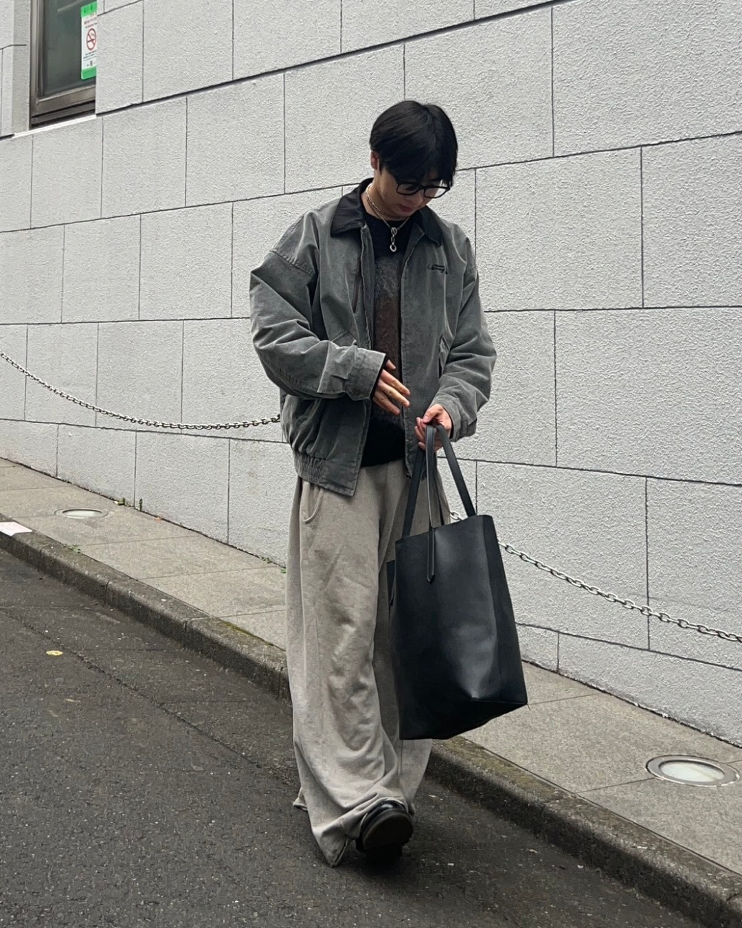 【即納】バイカラーショートブルゾン AS0066