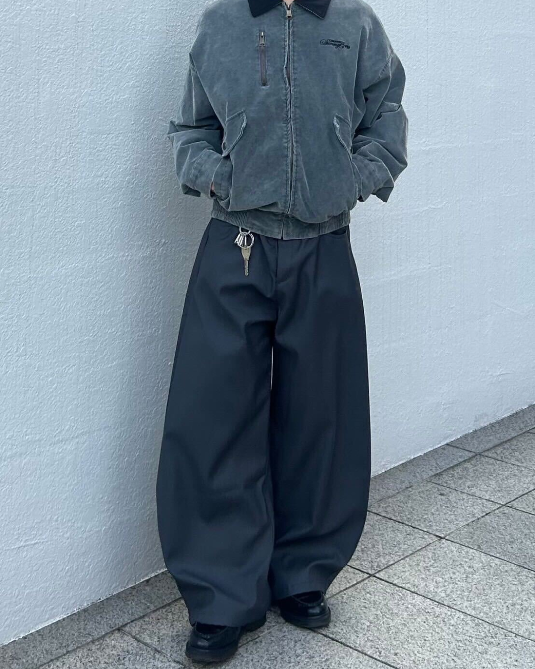 ワイドレッグカジュアルパンツ AS0070