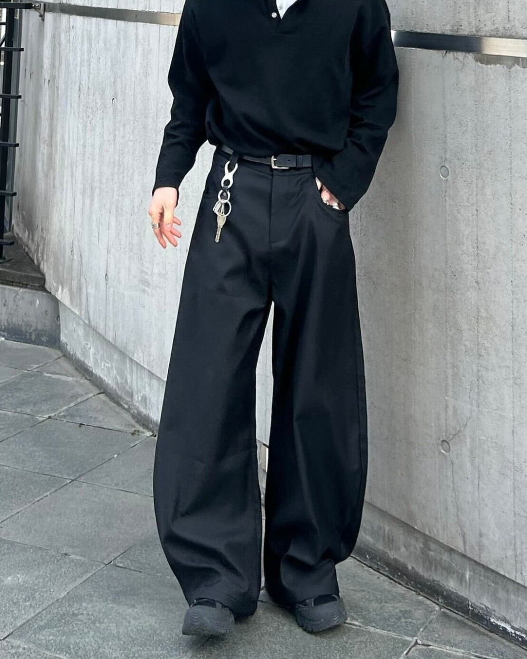 ワイドレッグカジュアルパンツ AS0070