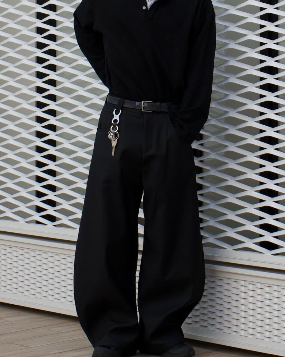 ワイドレッグカジュアルパンツ AS0070