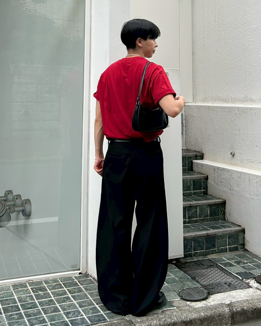 ワイドレッグカジュアルパンツ AS0070