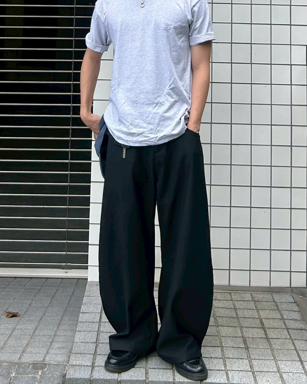 ワイドレッグカジュアルパンツ AS0070