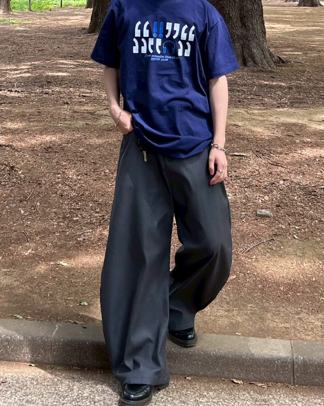 ワイドレッグカジュアルパンツ AS0070