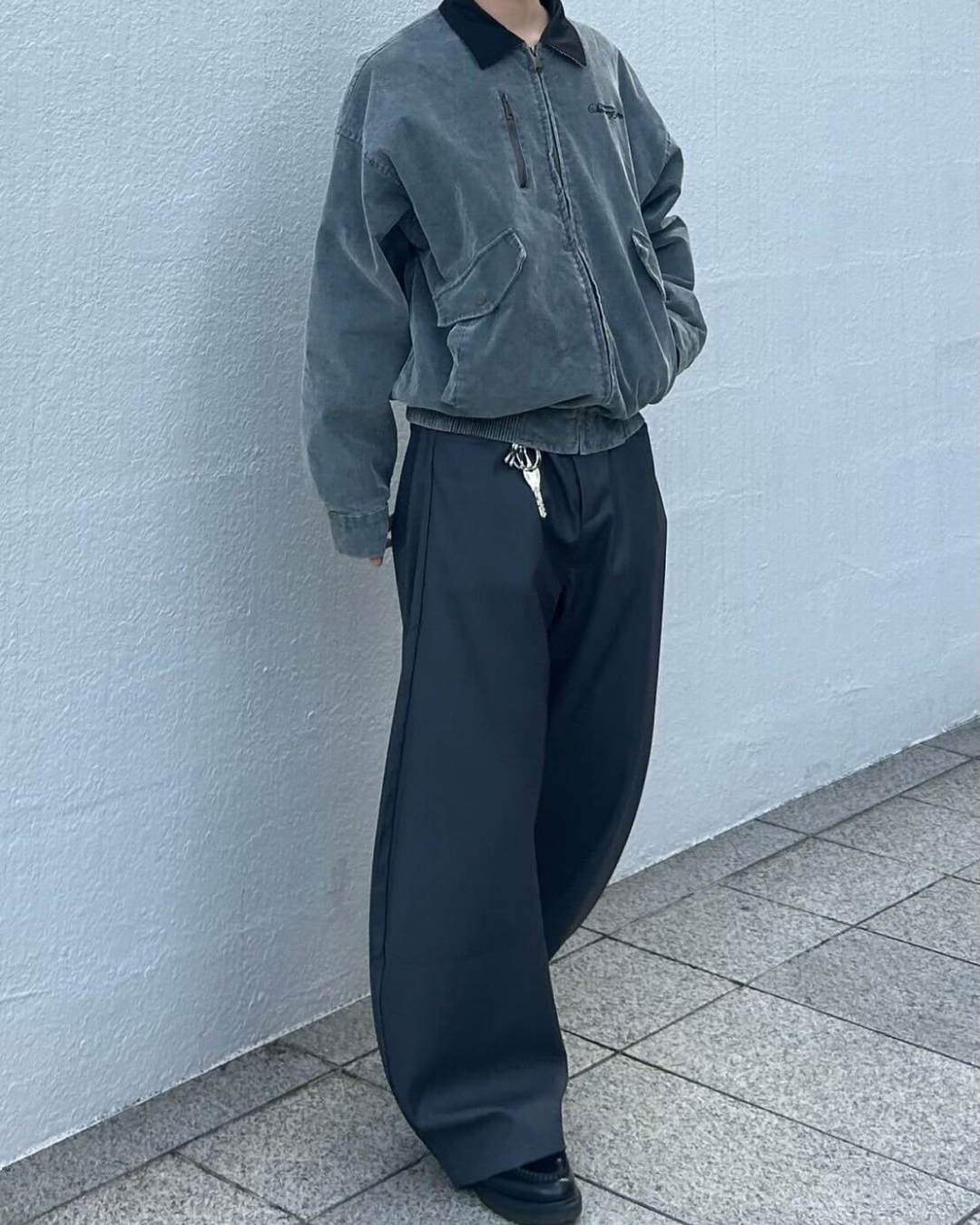 ワイドレッグカジュアルパンツ AS0070