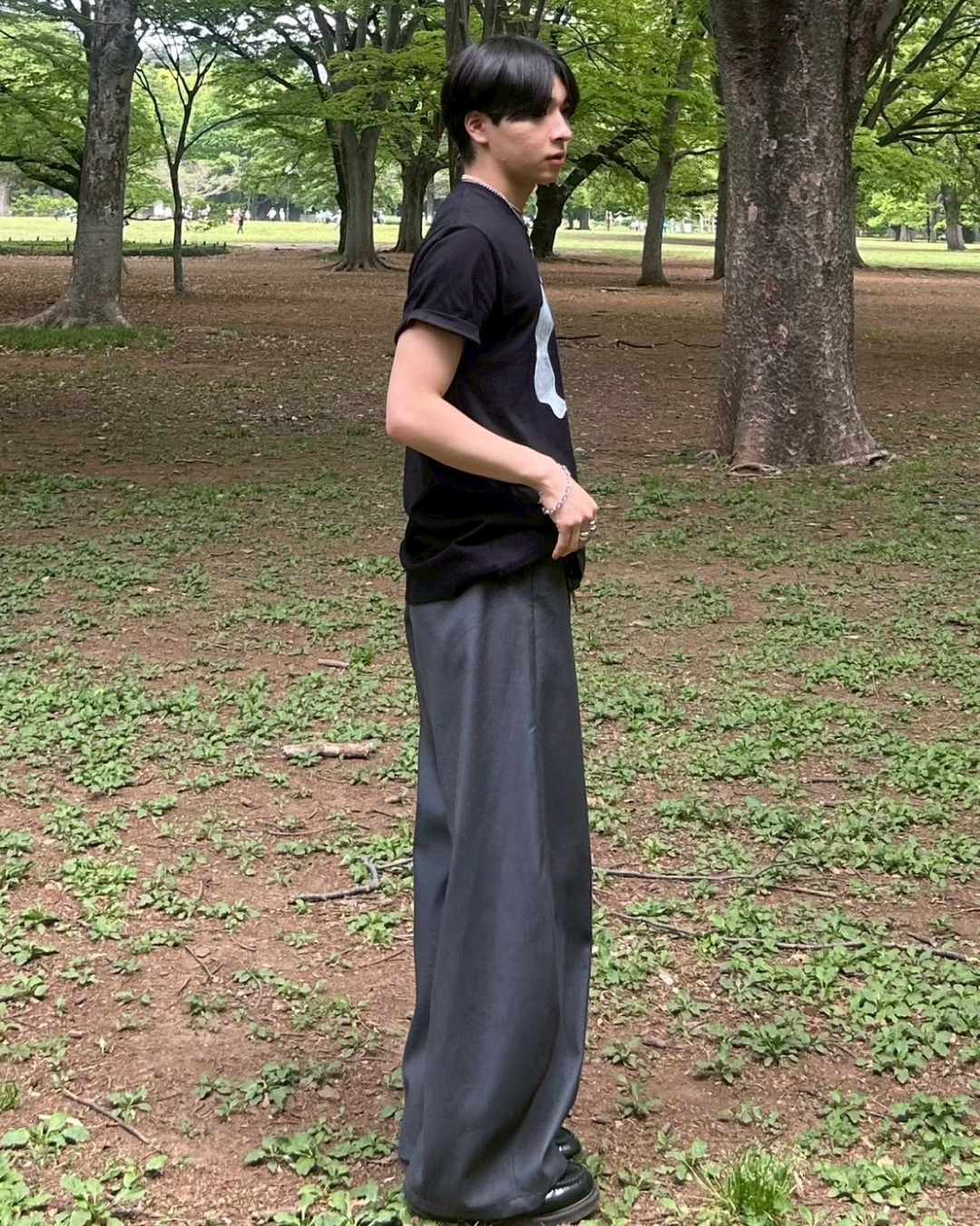 ワイドレッグカジュアルパンツ AS0070