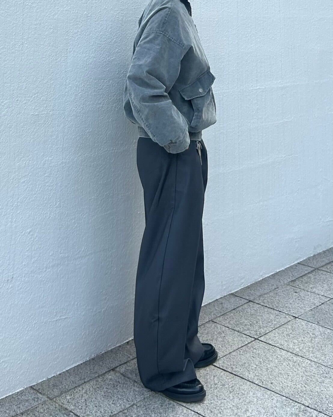 ワイドレッグカジュアルパンツ AS0070