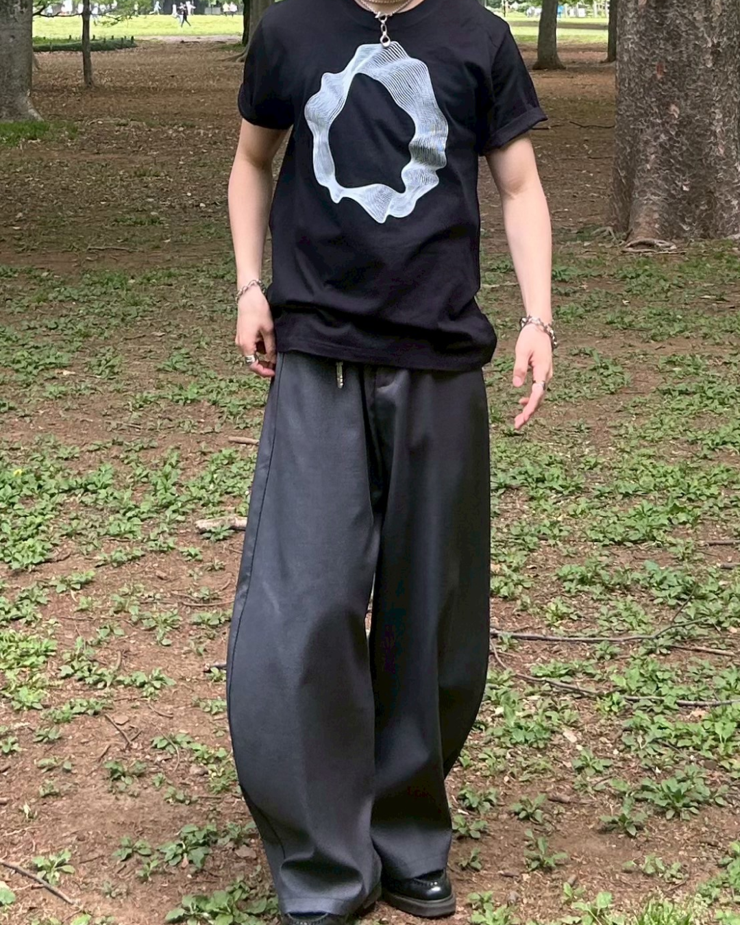 ワイドレッグカジュアルパンツ AS0070