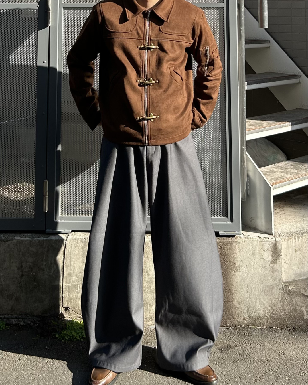 ワイドレッグカジュアルパンツ AS0070