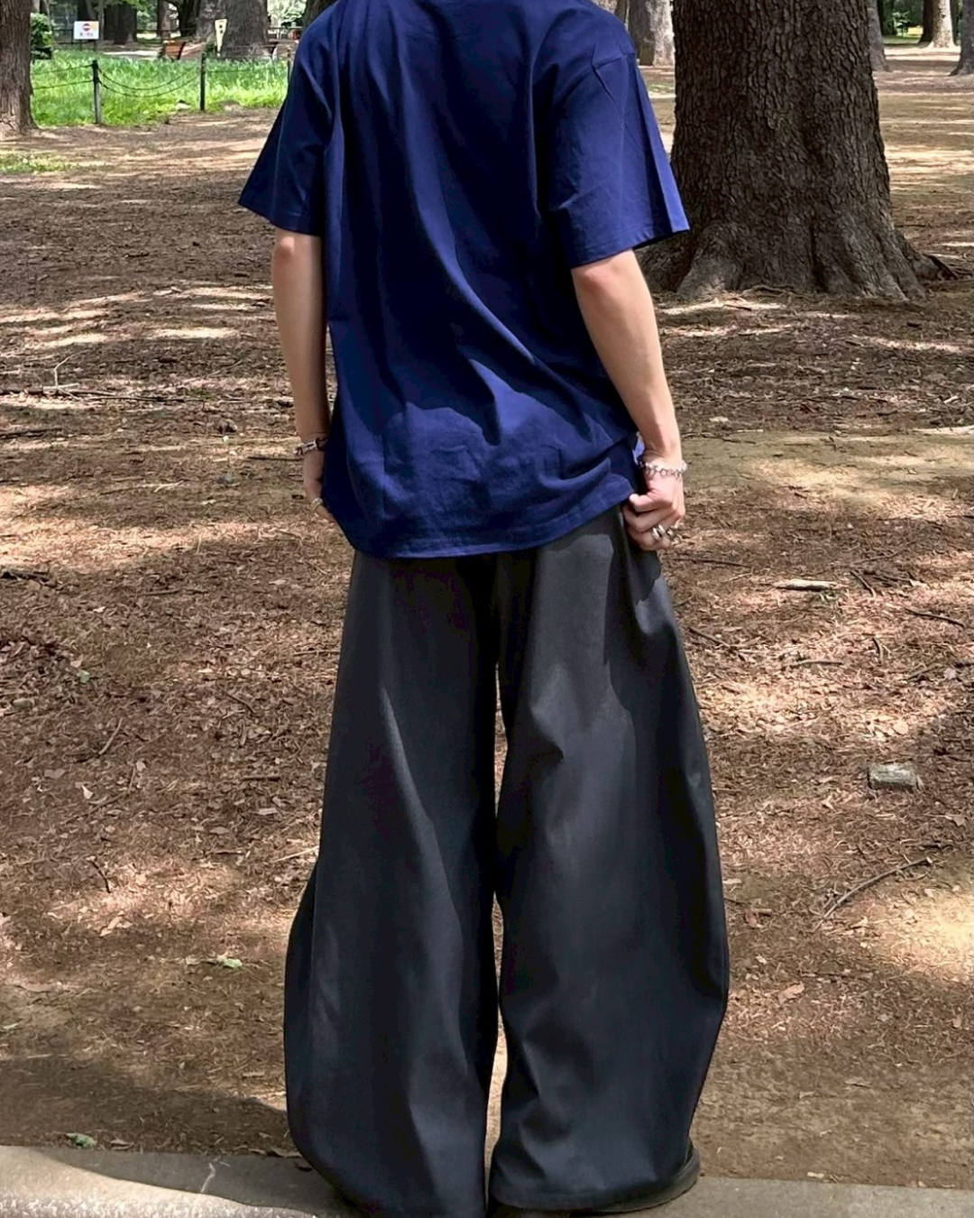 ワイドレッグカジュアルパンツ AS0070