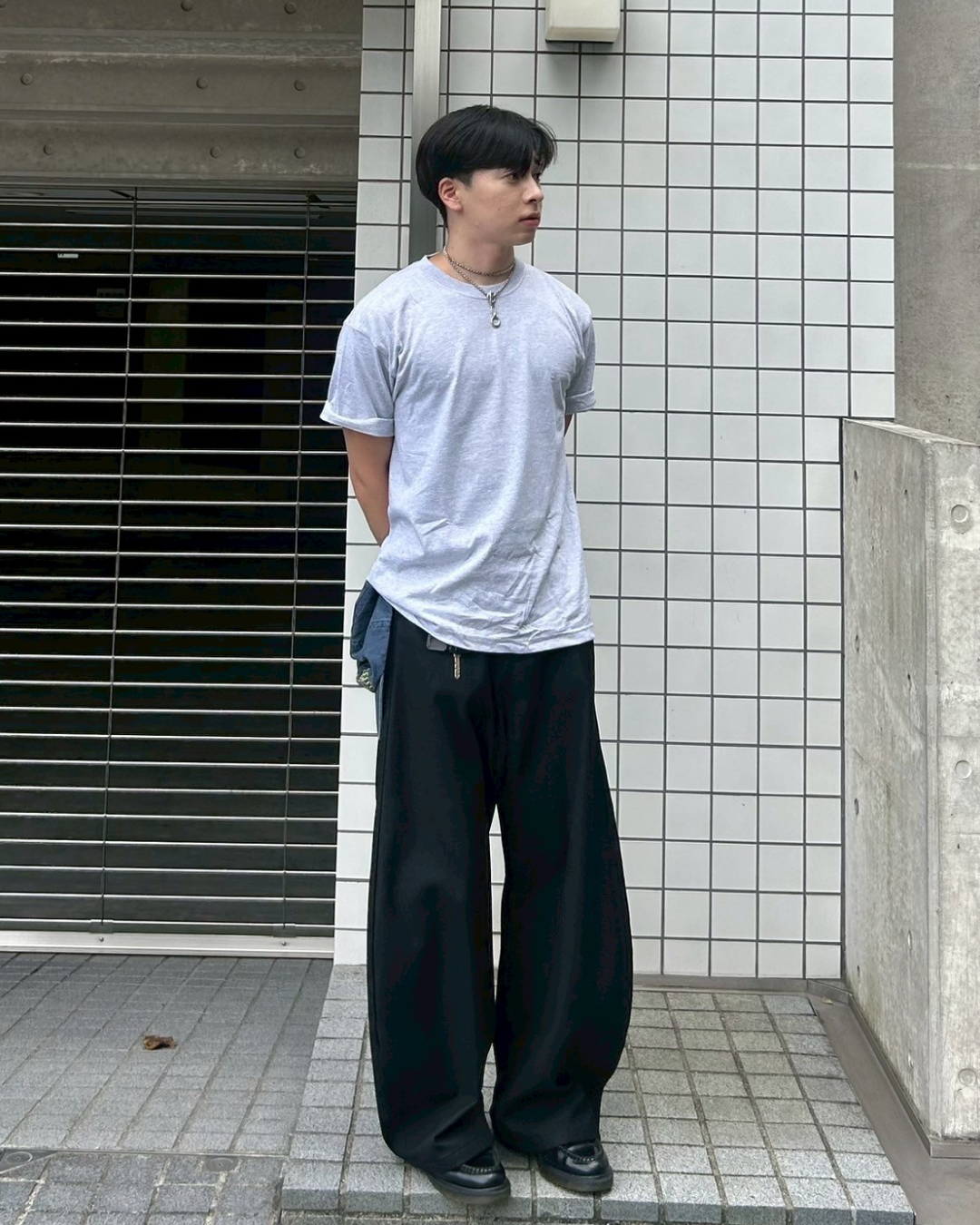 ワイドレッグカジュアルパンツ AS0070