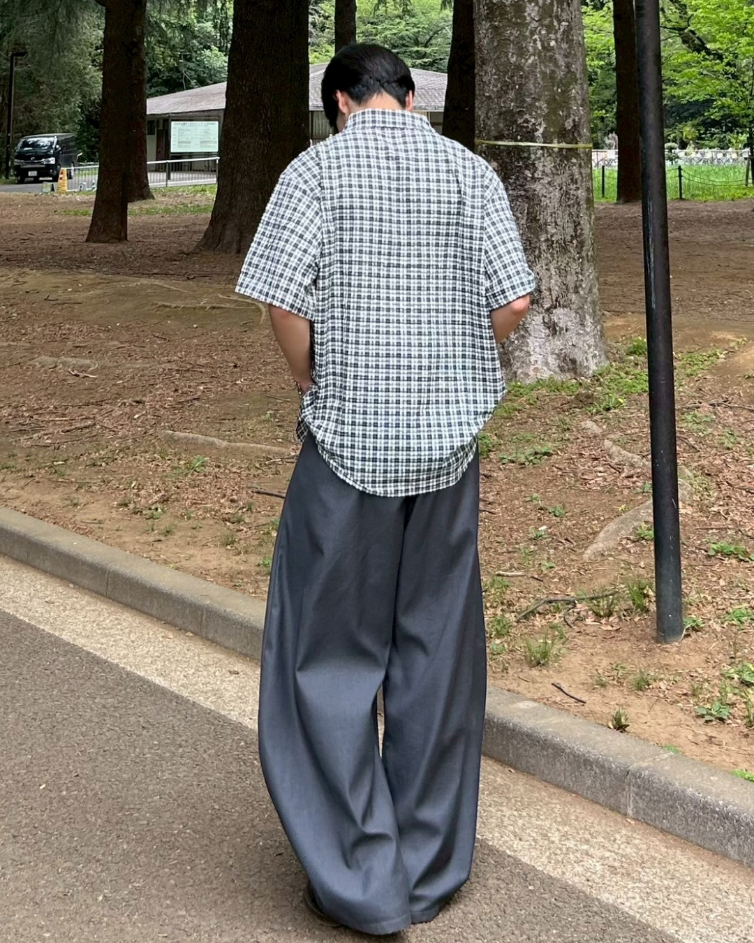 ワイドレッグカジュアルパンツ AS0070