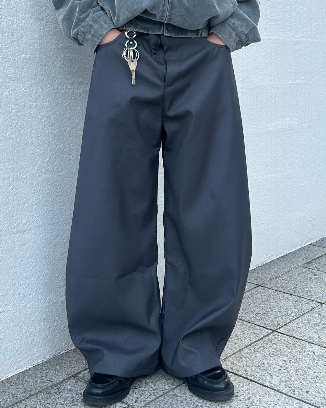 ワイドレッグカジュアルパンツ AS0070