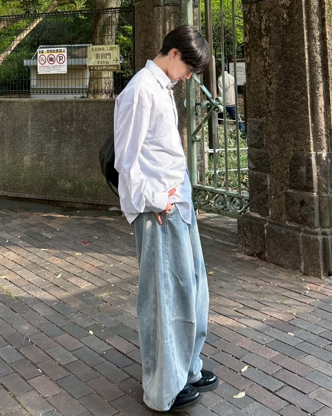 ベーシックストライプシャツ AS0080
