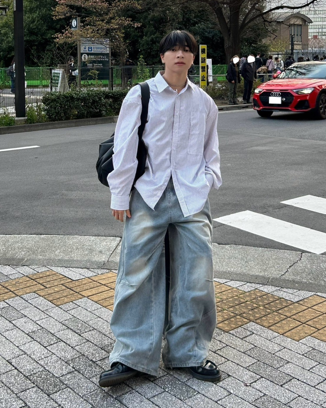 ベーシックストライプシャツ AS0080