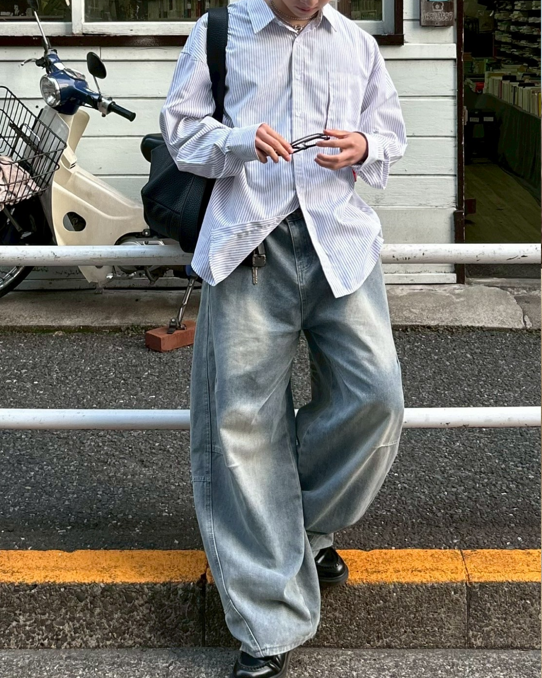 ベーシックストライプシャツ AS0080