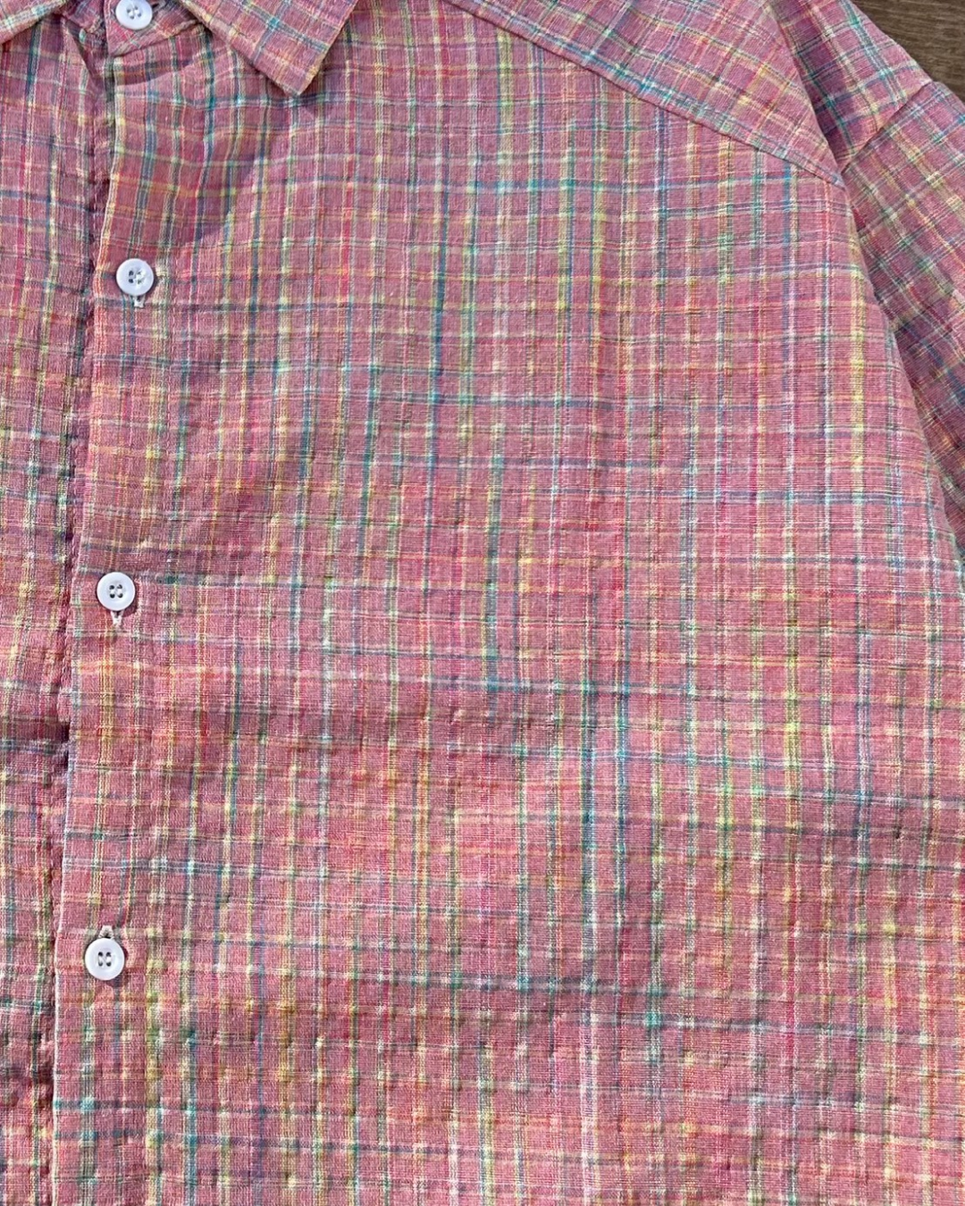 シアーチェックシャツ AS0104