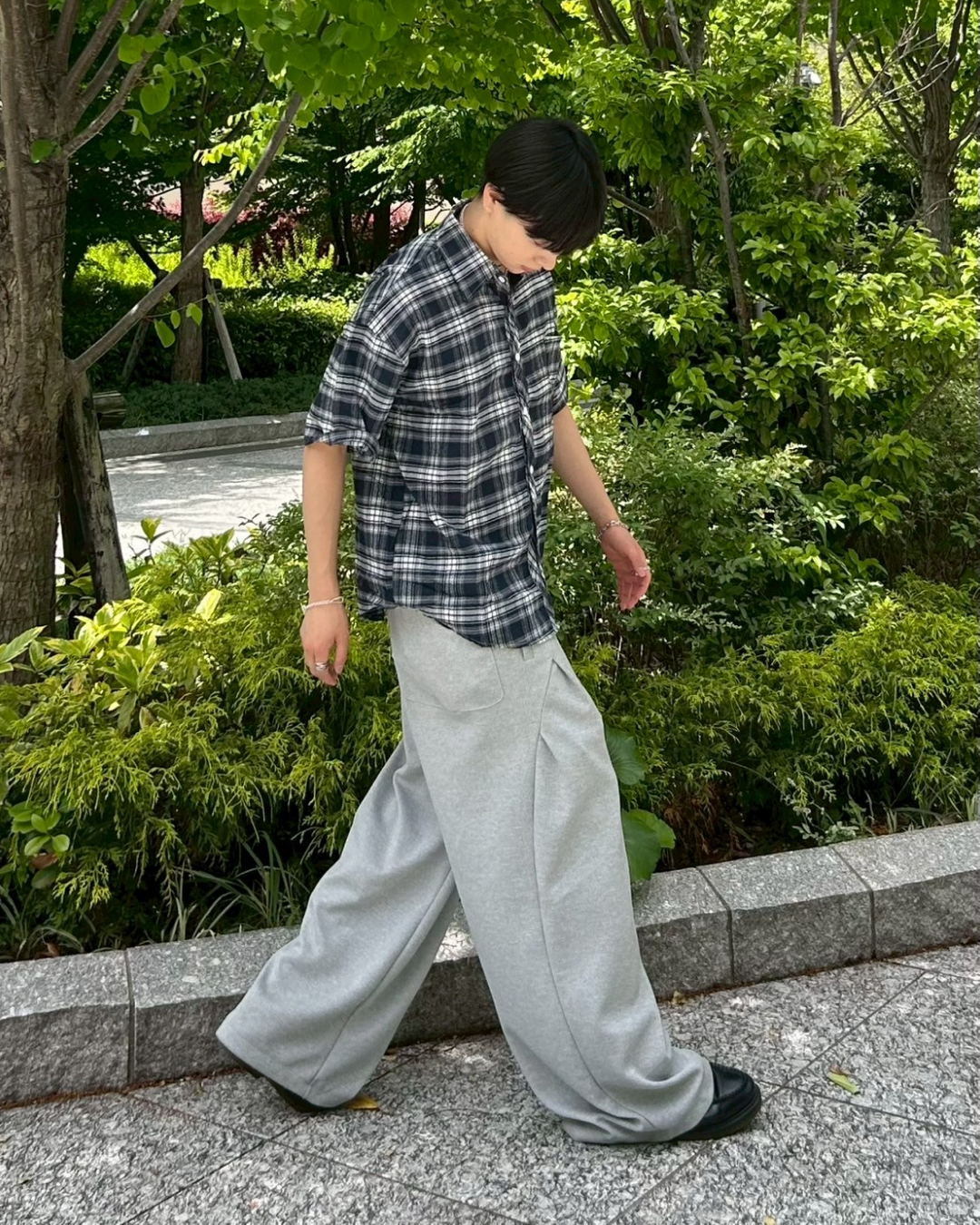 サイドタックバルーンスウェットパンツ AS0125