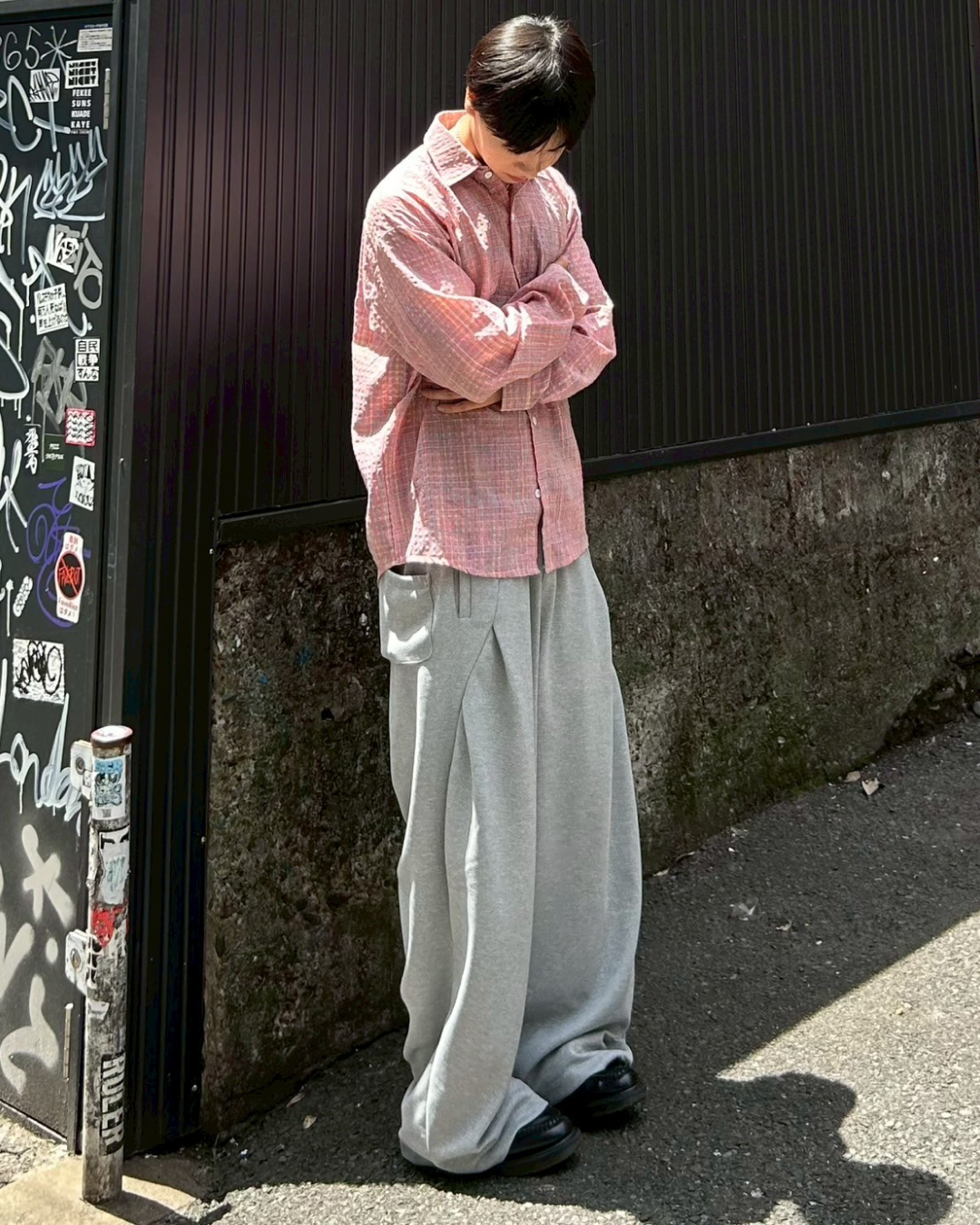 サイドタックバルーンスウェットパンツ AS0125