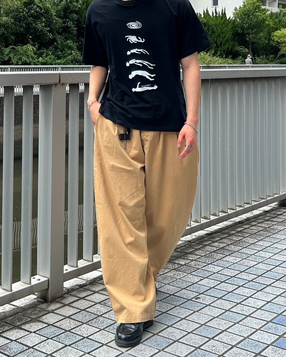 ボタンフライチノパンツ AS0179