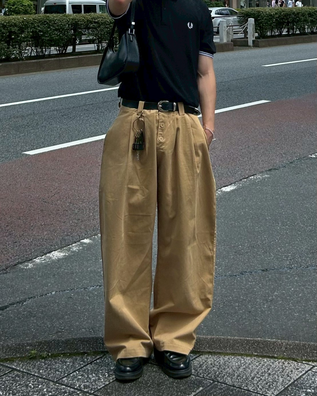 ボタンフライチノパンツ AS0179