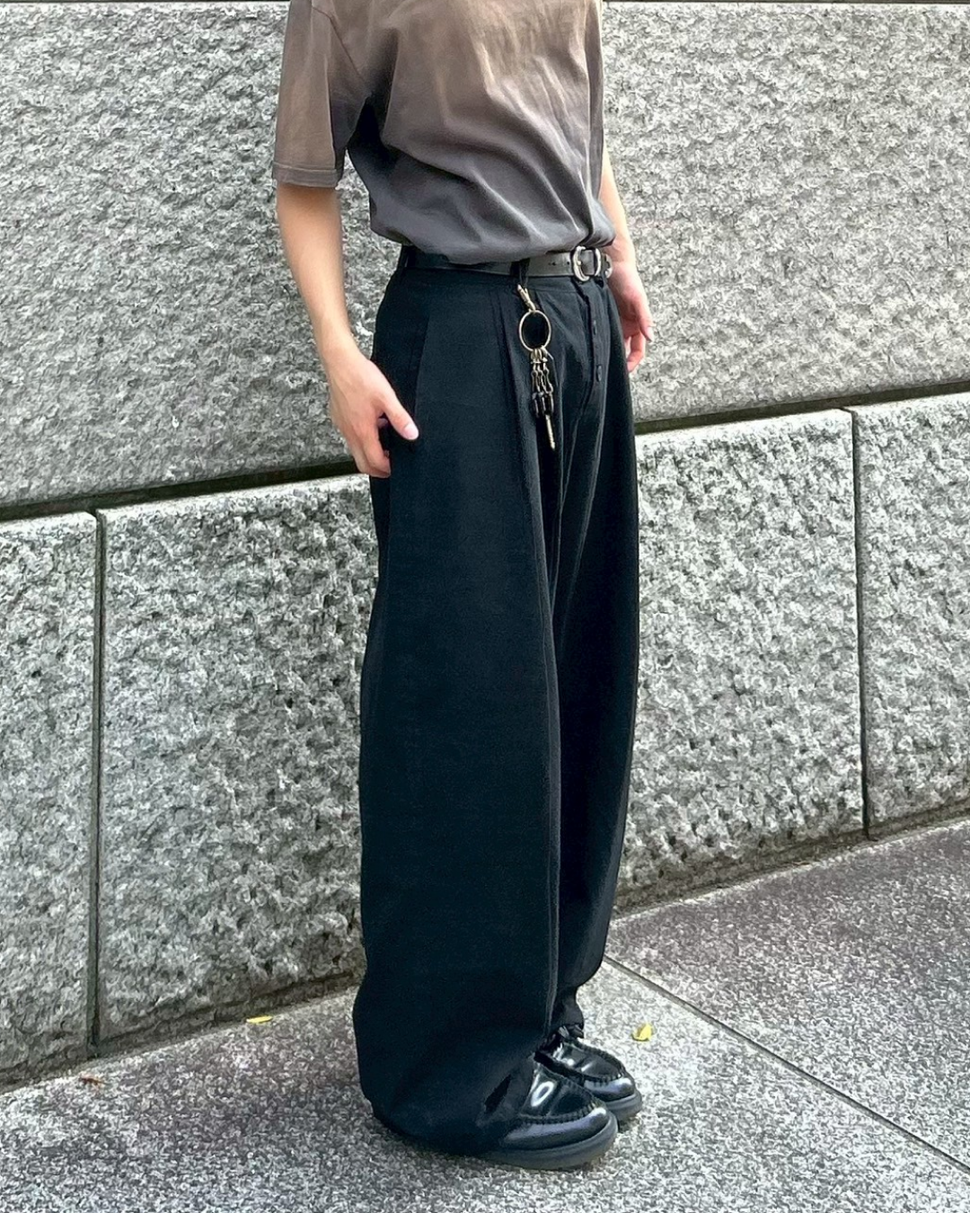 ボタンフライチノパンツ AS0179