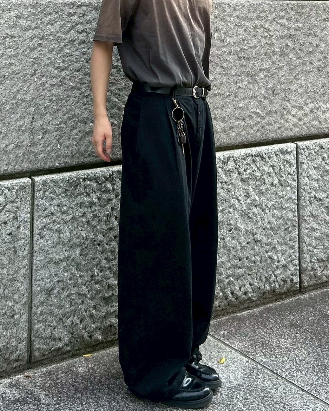 ボタンフライチノパンツ AS0179