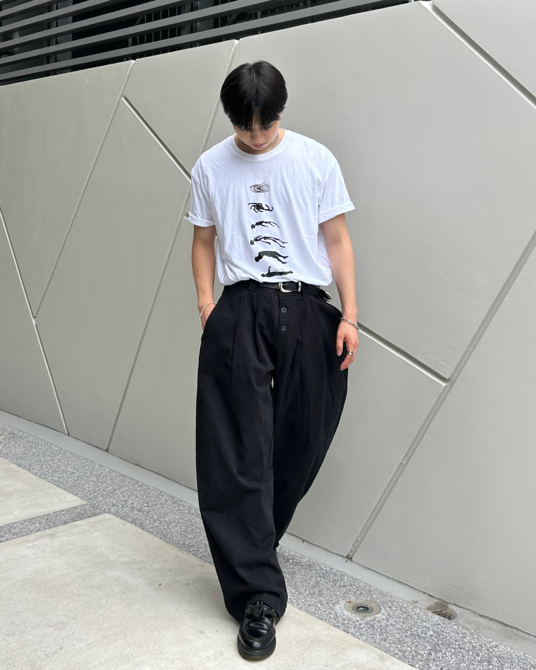 ボタンフライチノパンツ AS0179