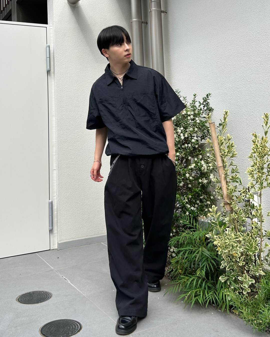 ボタンフライチノパンツ AS0179