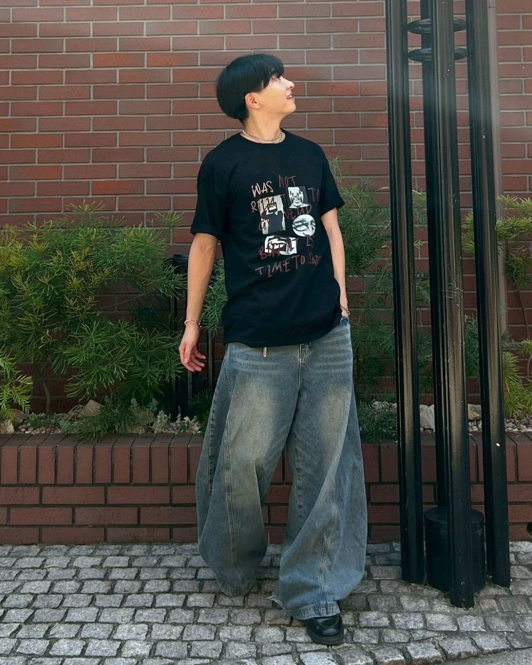 ヴィンテージライクプリントTシャツ AS0193