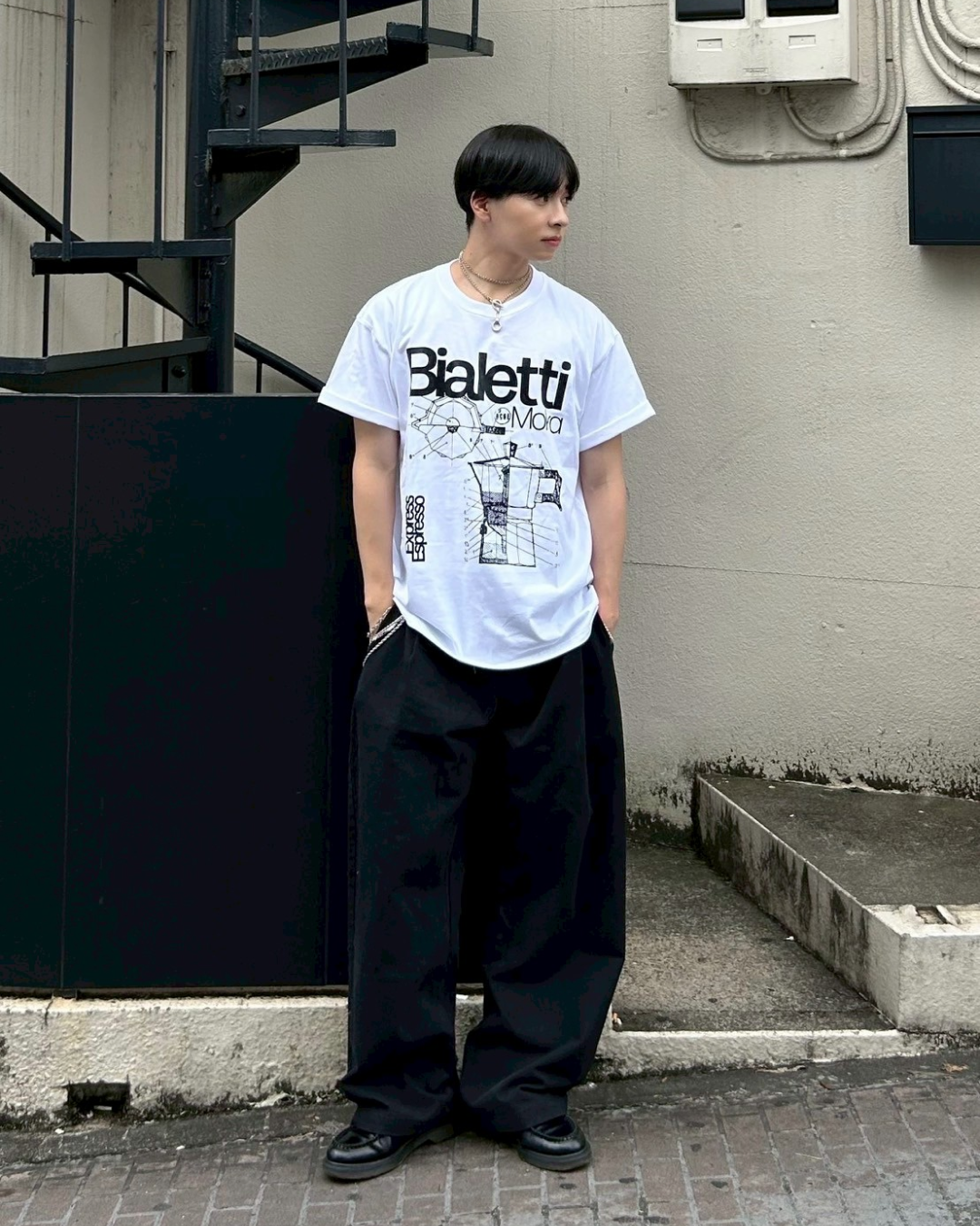 エスプレッソグラフィックTシャツ AS0192