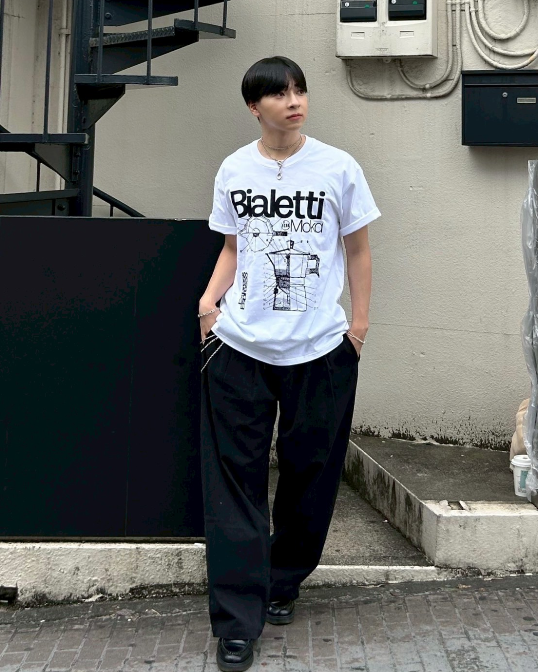 エスプレッソグラフィックTシャツ AS0192
