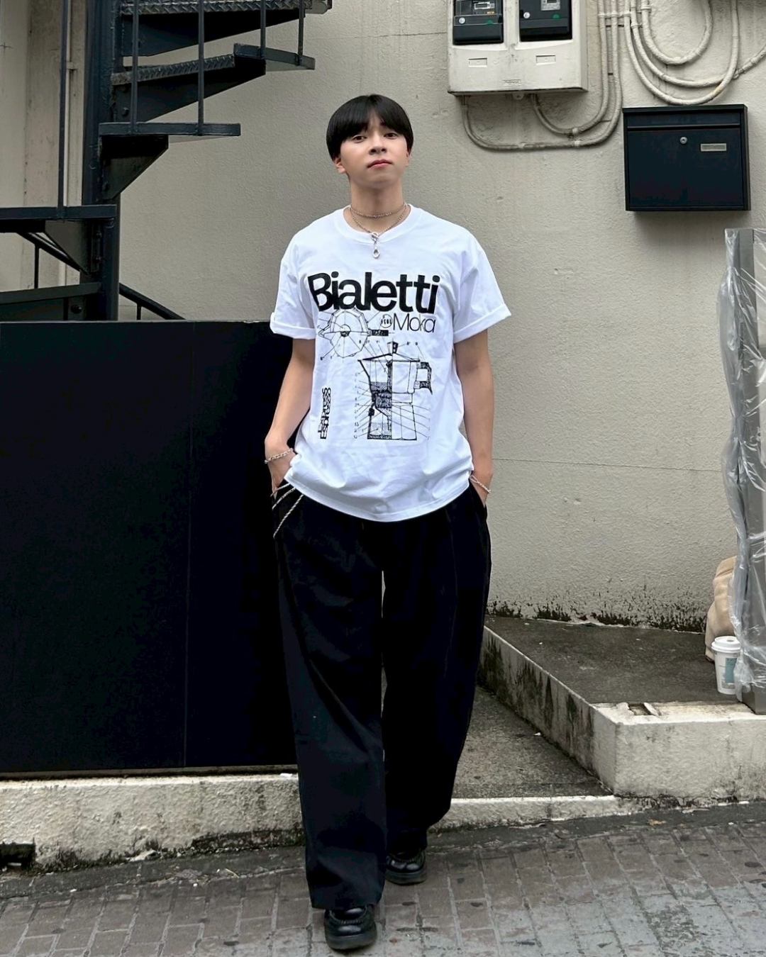 エスプレッソグラフィックTシャツ AS0192